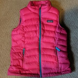 Girls Patagonia Puffy Vest - Small